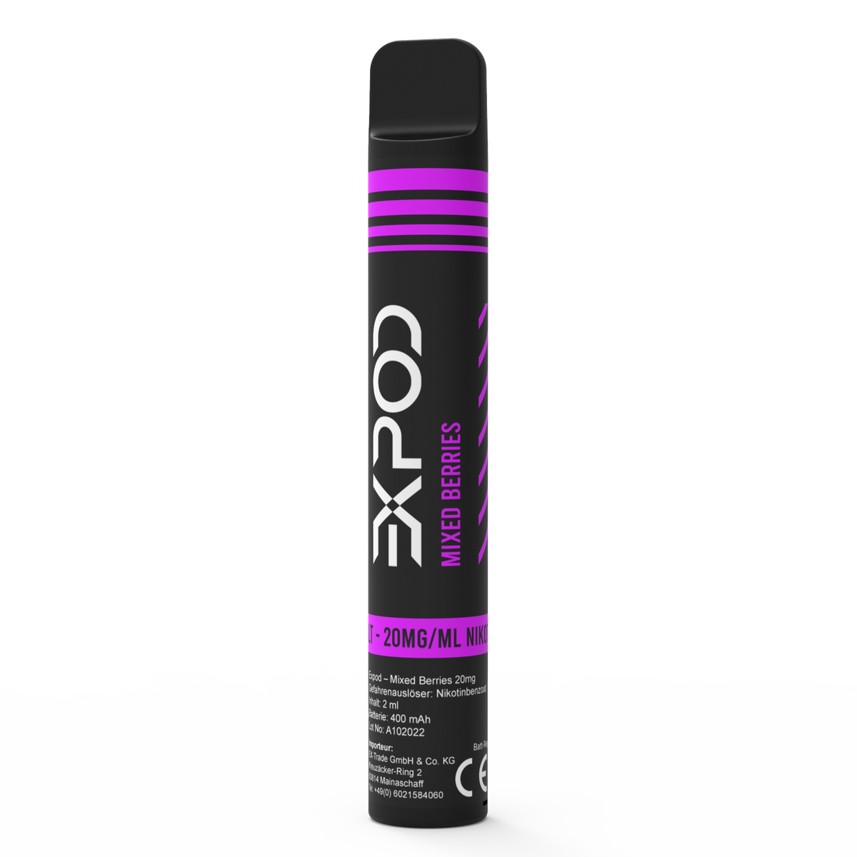 EXPOD Disposable Mixed Berries 20mg/ml (Steuerware)