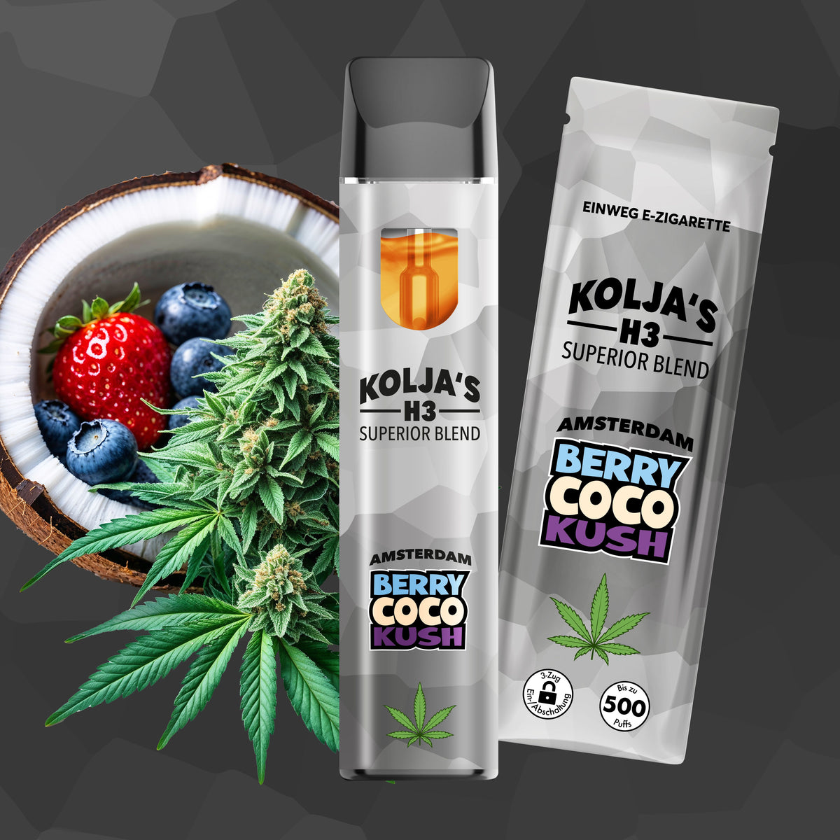 Kolja's H3 Superior Blend - Berry Coco Kush