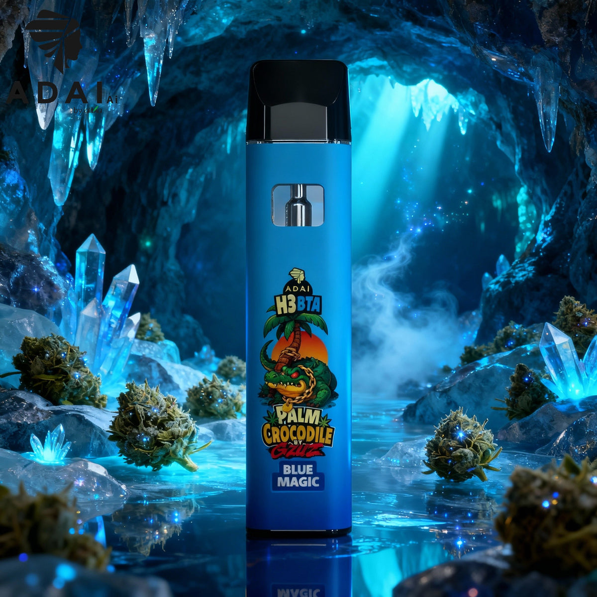 Palm Crocodile by GZUZ – H3BTA - Blue Magic 1ml