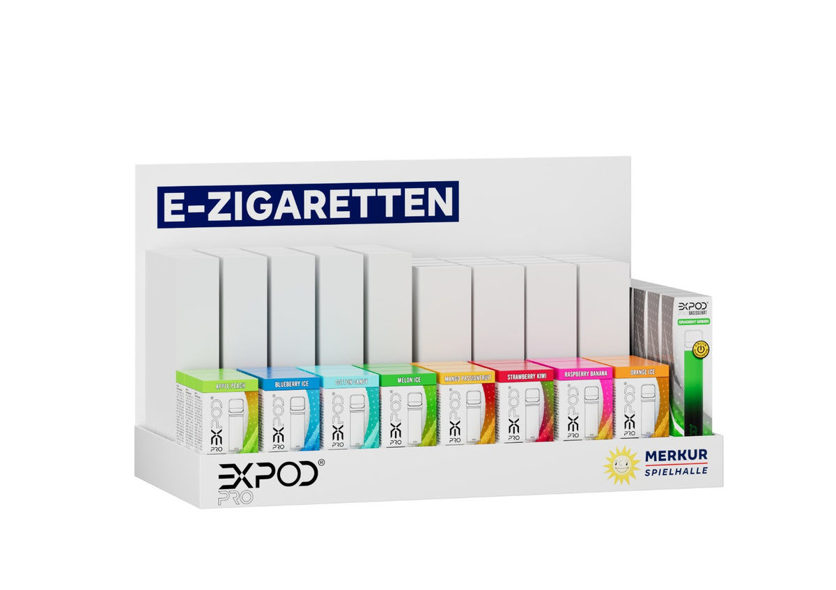 Merkur E-Zigeretten Starterset inkl. Display