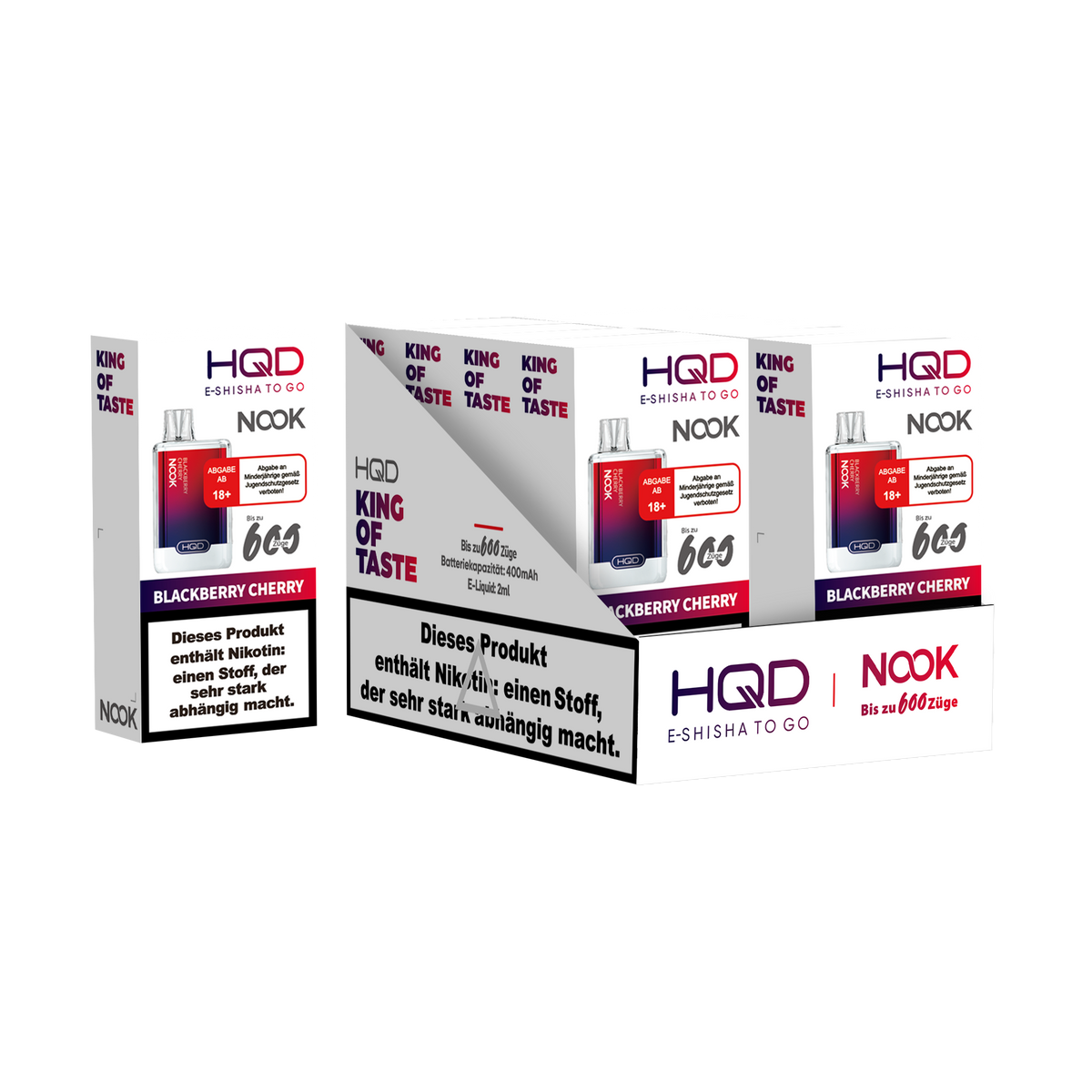 HQD Nook 20mg/ml Blackberry Cherry