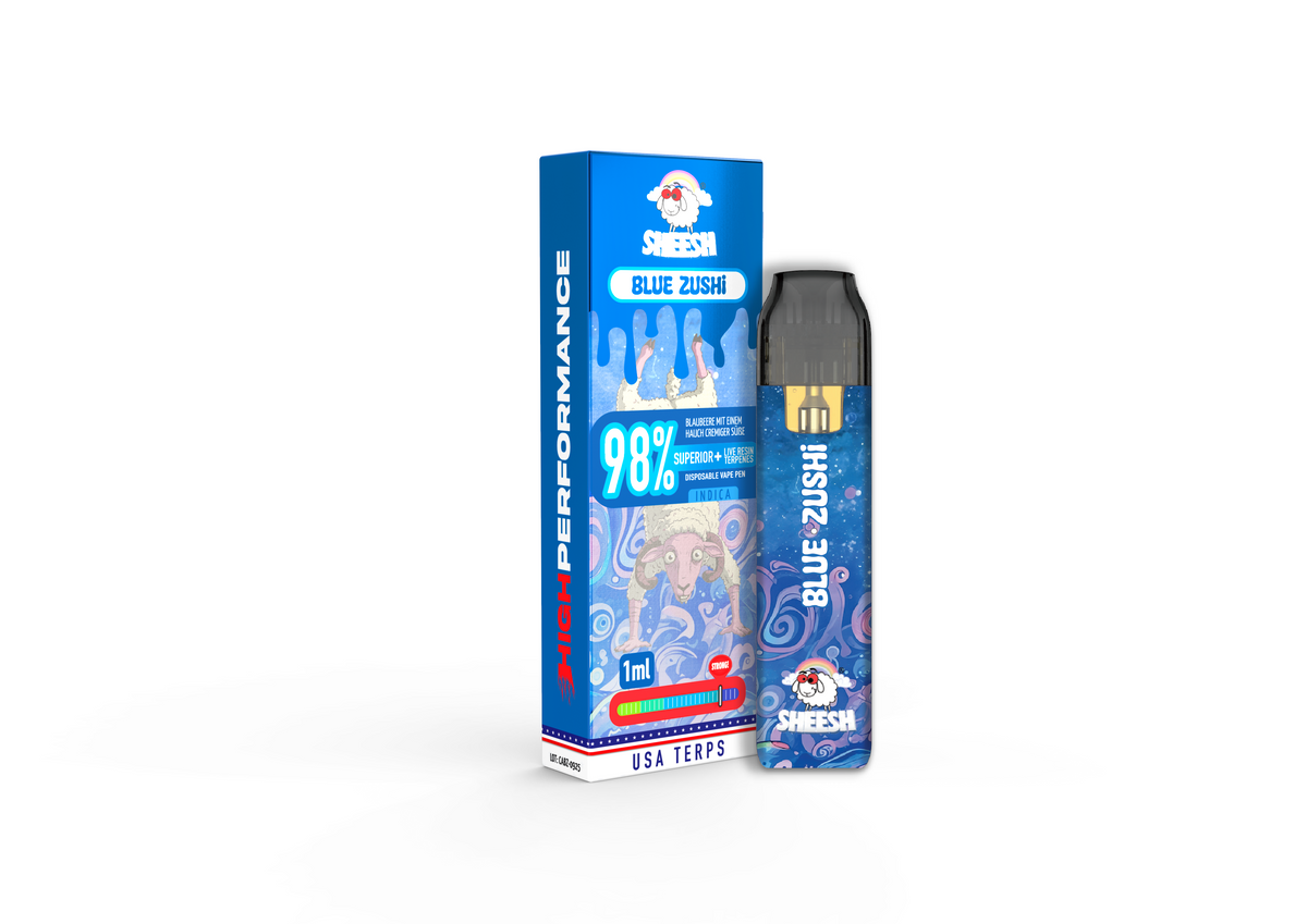 SHEESH Vape - Superior Line 1ml - Blue Zushi - 98% Superior + Live Resin Terpenes