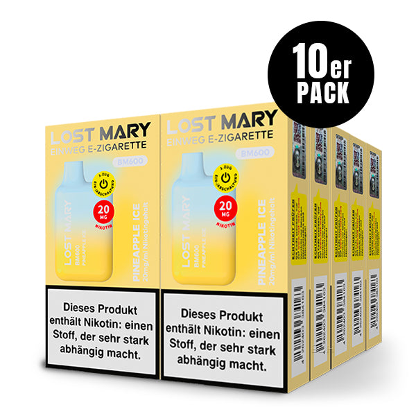 Lost Mary BM600 - Einweg E-Zigarette - Pineapple Ice 20mg/ml