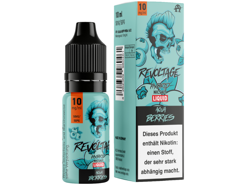 Revoltage Liquid Aqua Berries 10 mg/ml