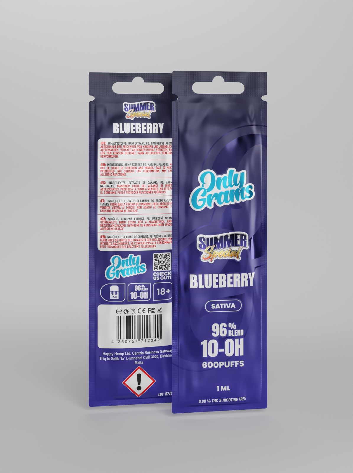 Only Grams Blueberry (H2 Superior 96%)