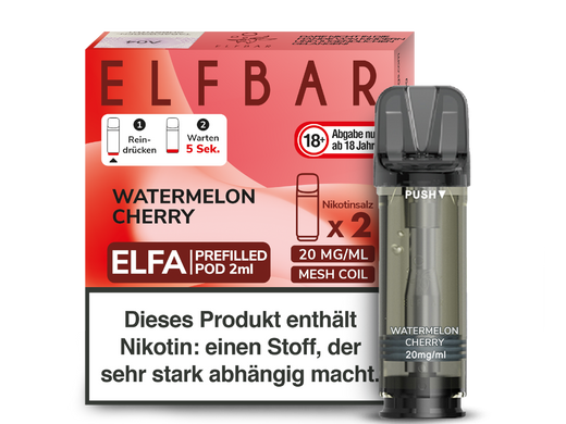 ELFA CP Prefilled Pod Watermelon Cherry 20mg/ml