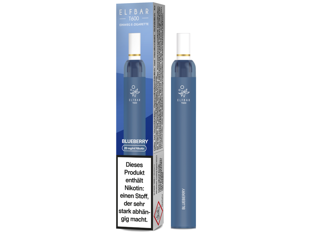 Elf Bar T600 Einweg E-Zigarette - Blueberry 20 mg/ml