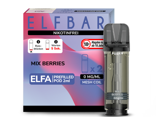 ELFA Pod Nikotinfrei (2er Pack) - Mix Berries