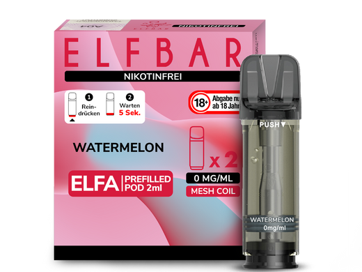 ELFA Pod Nikotinfrei (2er Pack) - Watermelon