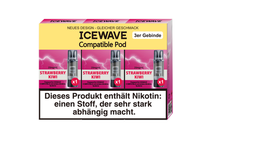 Icewave 3er Pack - Strawberry Kiwi