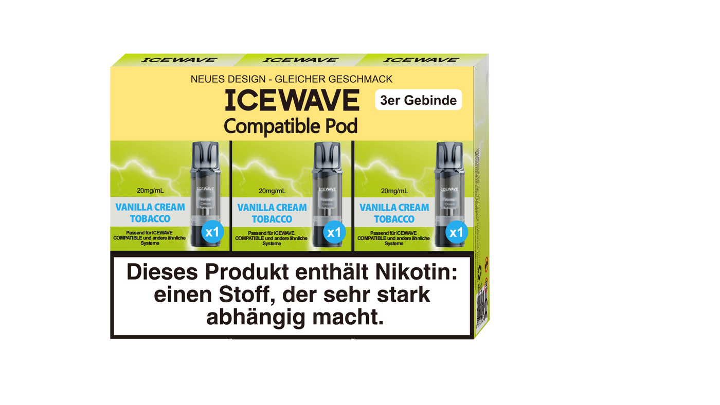 Icewave 3er Pack - Tobacco Vanilla