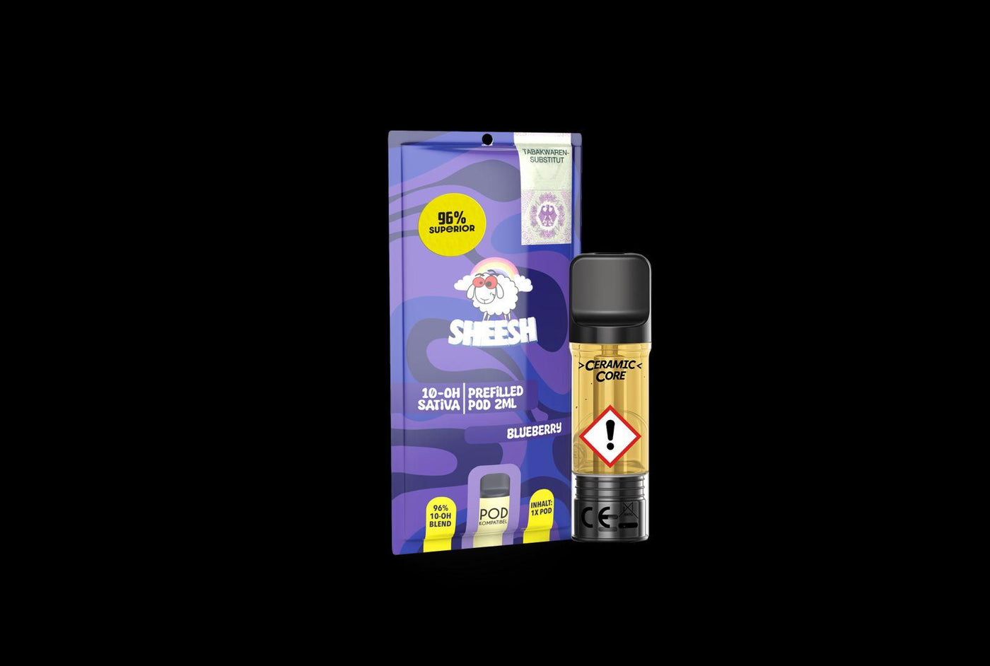 SHEESH - 96% H2 Superior Pod 2ml - Blueberry