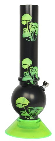 Acryl Bong Mushroom grün 33,5cm