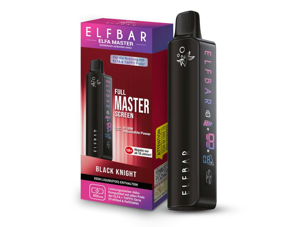 ELFBAR ELFA Master - 850 mAh Black Knight