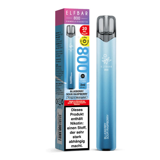 Elfbar - 800 Einweg E-Zigarette - Blueberry Sour Raspberry 20 mg/ml