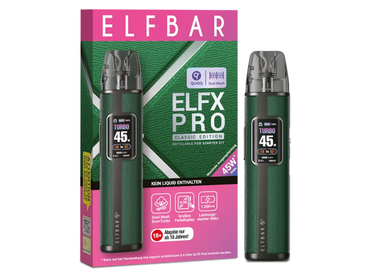 Elfbar ELFX Pro Refillable Kit forest