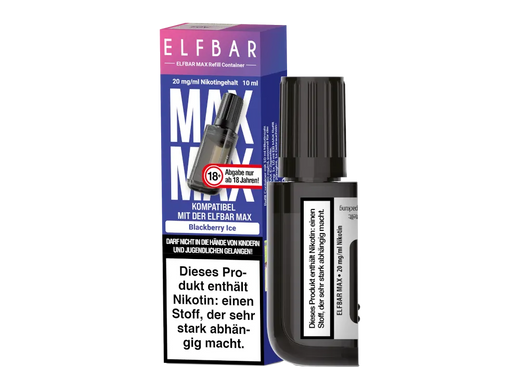 Elfbar Max 10ml Refill Container - Blackberry Ice