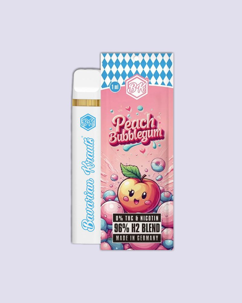 BK Vapes H2 Vapes 96% - Peach Bubblegum