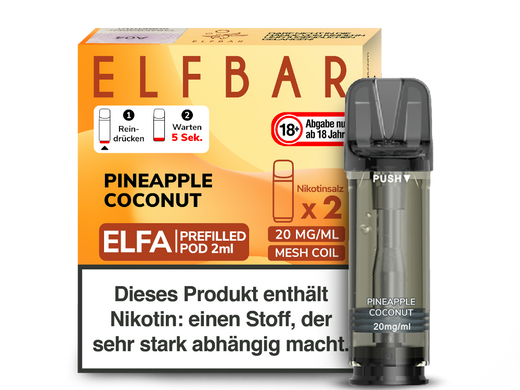 ELFA CP Prefilled Pod Pineapple Coconut 20mg/ml