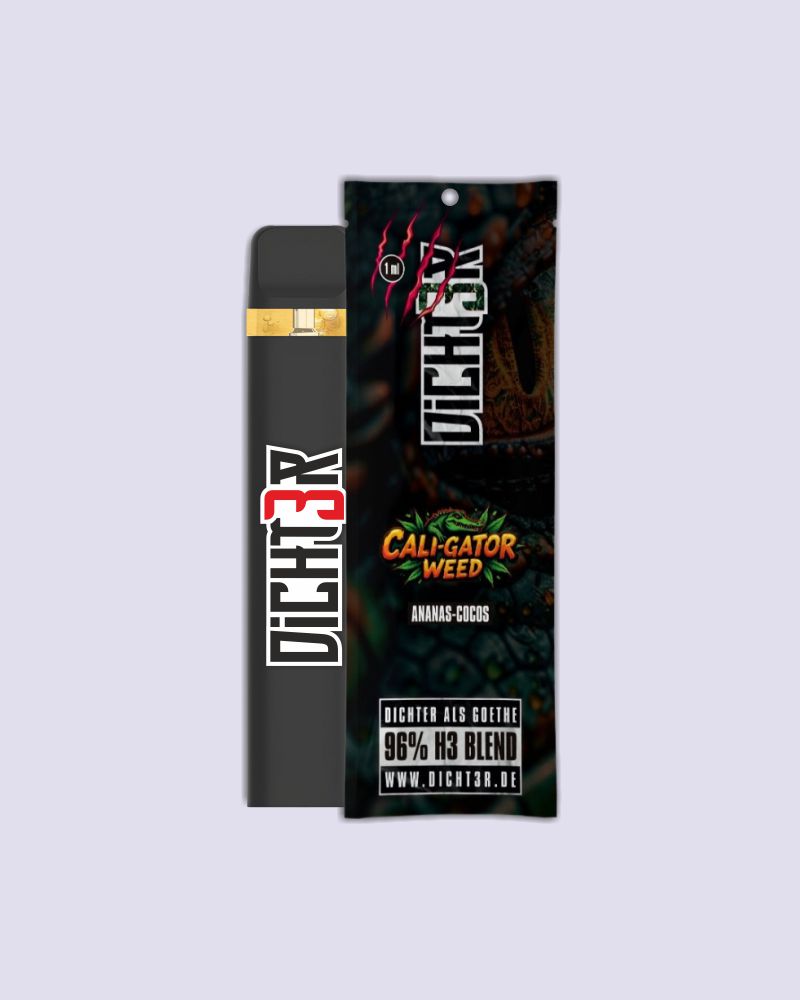 Dicht3r - 96% H3 Blend Vape - Cali-Gator Weed (Anananas Cocos)