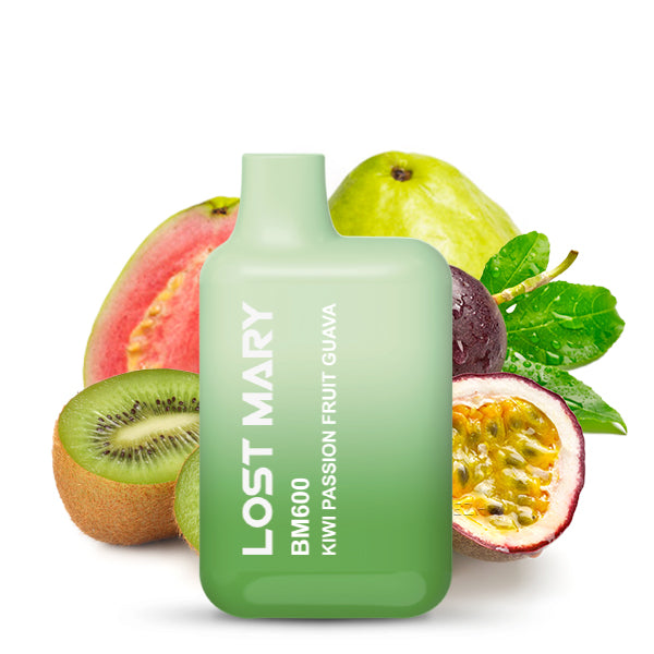 Lost Mary BM600 - Einweg E-Zigarette - Kiwi Passionfruit Guava 20mg/ml