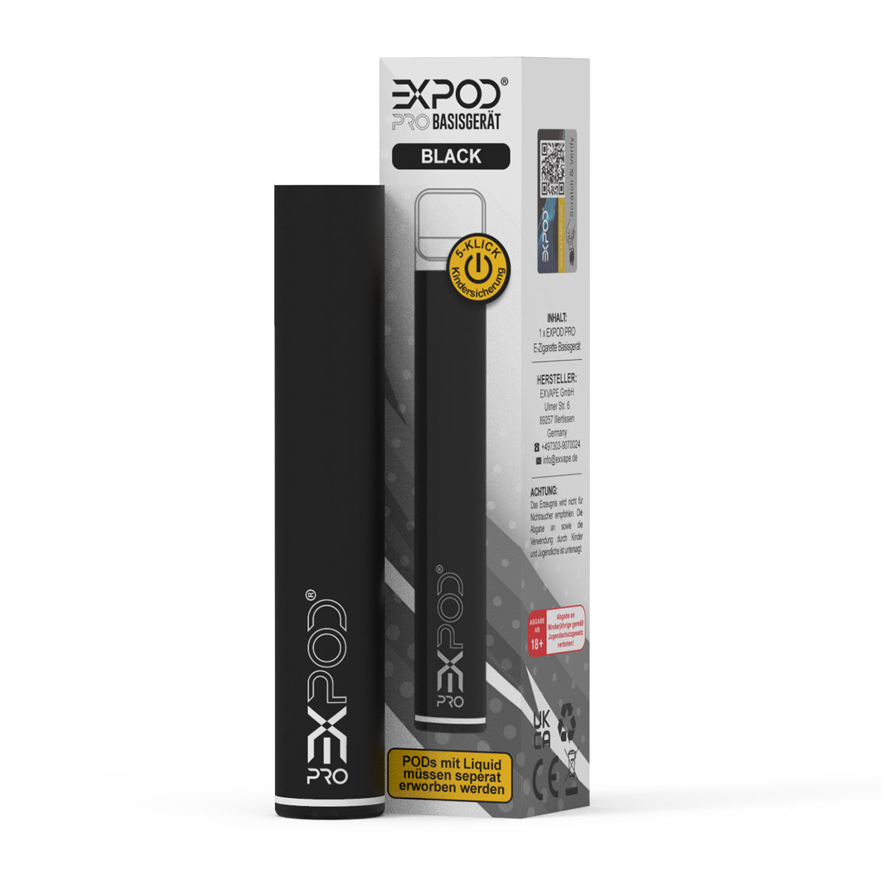 Expod Pro V2 - Gerät Schwarz