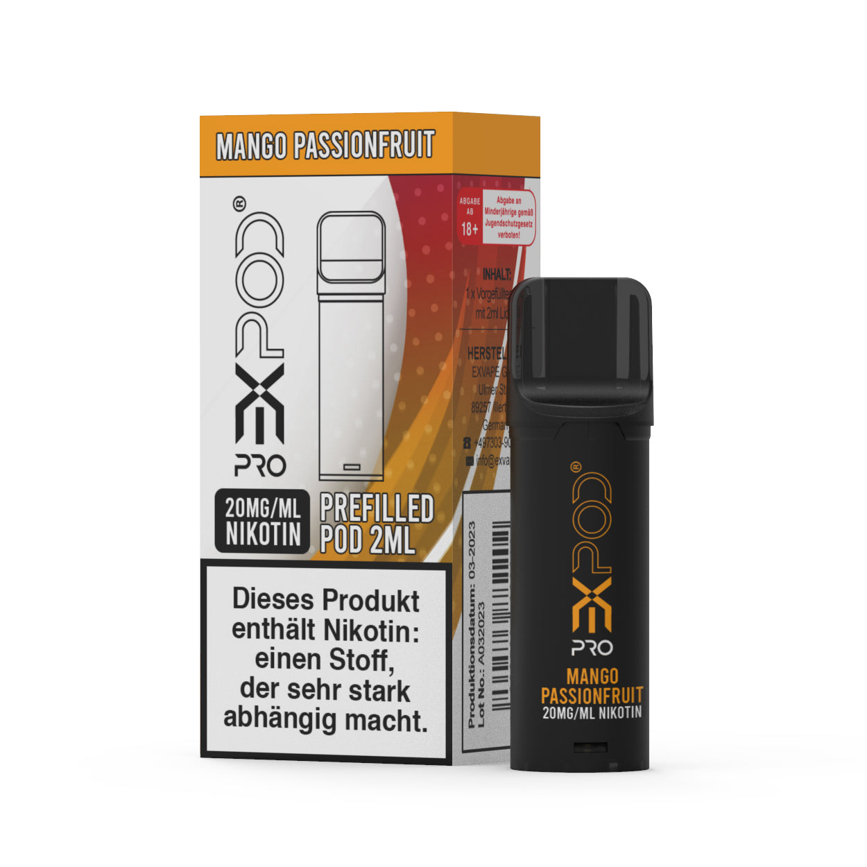 Expod Pro POD - Mango Passionfruit - 20mg