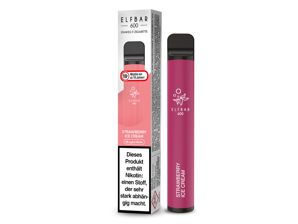 Elfbar 600 CP Strawberry Ice Cream 20mg/ml