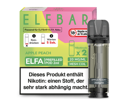 ELFA CP Prefilled Pod Apple Peach 20mg/ml
