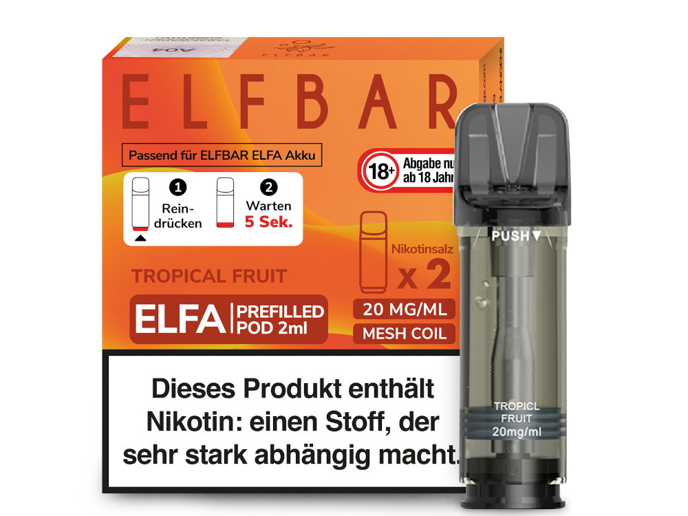ELFA CP Prefilled Pod Tropical Fruit 20mg/ml