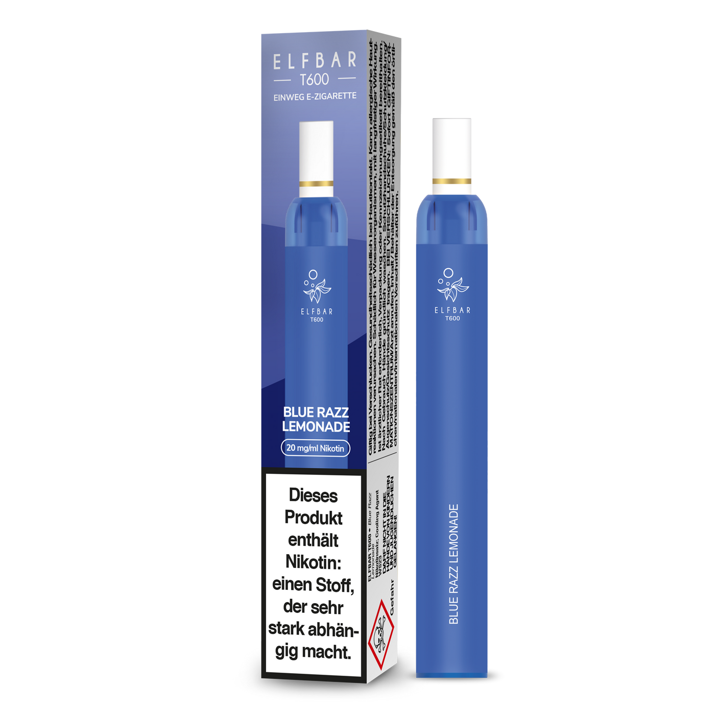 Elf Bar T600 Einweg E-Zigarette - Blue Razz Lemonade 20 mg/ml