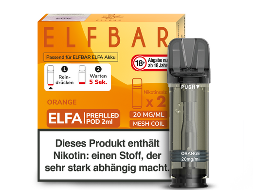 ELFA CP Prefilled Pod Orange 20mg/ml
