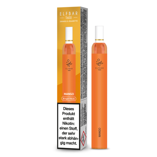 Elf Bar T600 Einweg E-Zigarette - Mango 20 mg/ml