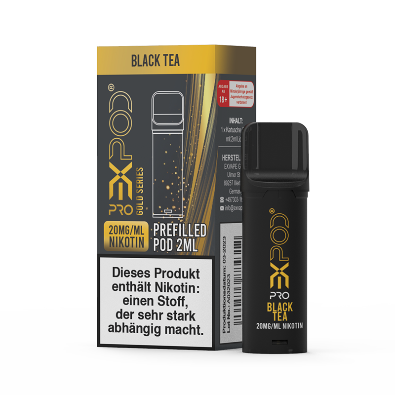 Expod Pro POD - Gold Series - Black Tea 20mg