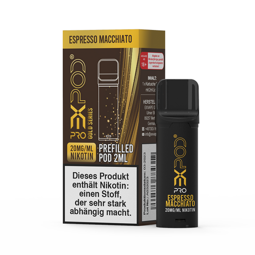 Expod Pro POD - Gold Series - Espresso Macchiato 20mg