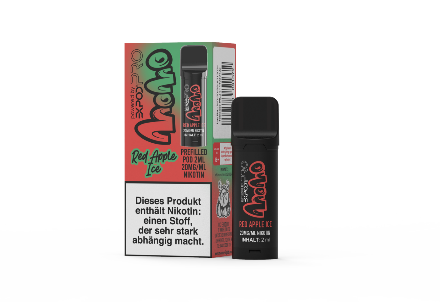 Expod Pro POD - Momo - Red Apple - 20mg
