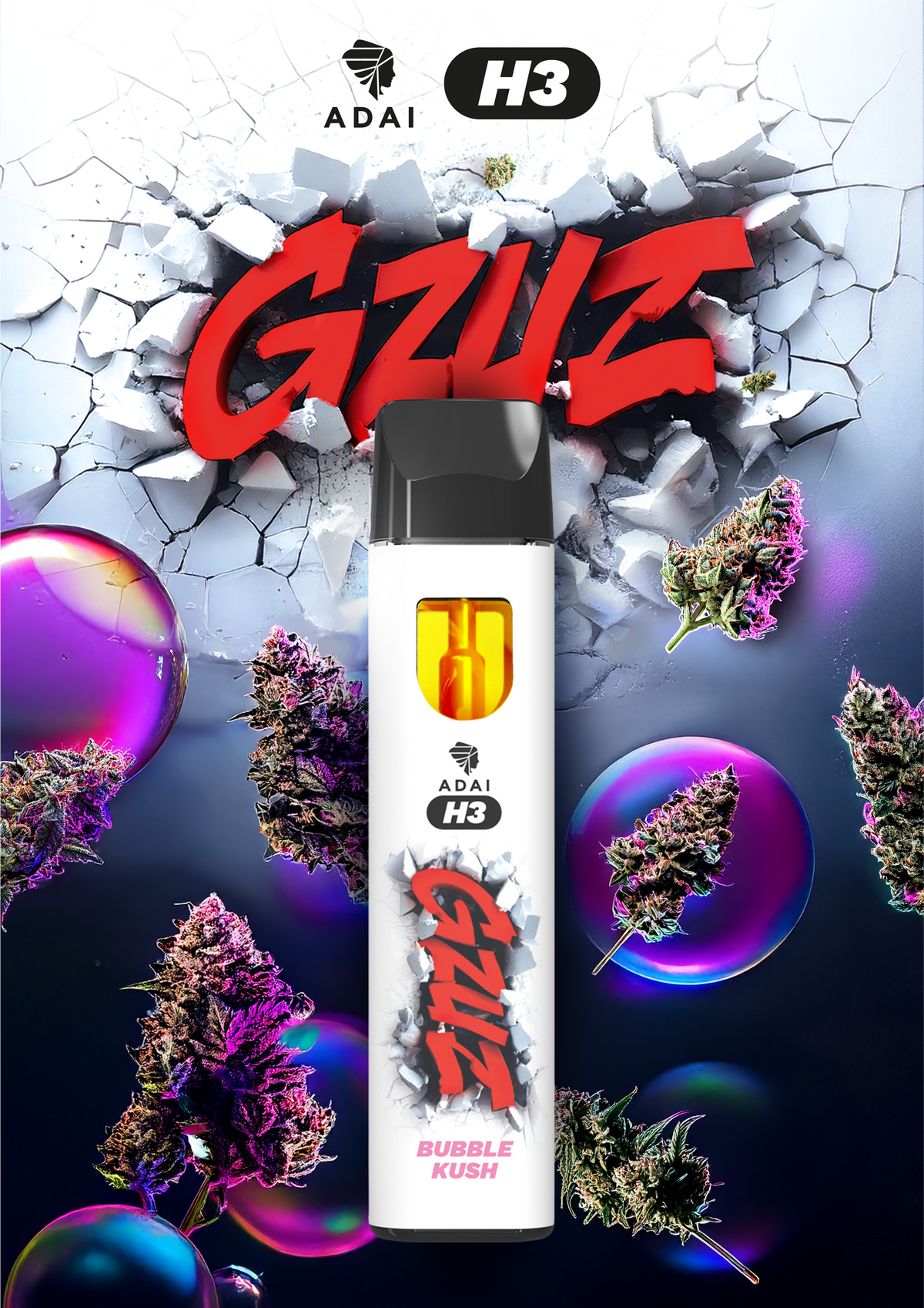 GZUZ H3 Bubble Kush
