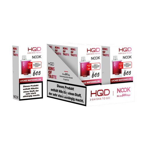 HQD Nook 20mg/ml Lychee Watermelon