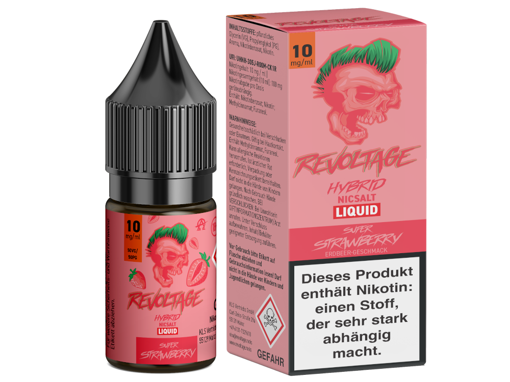 Revoltage Liquid Super Strawberry 10 mg/ml