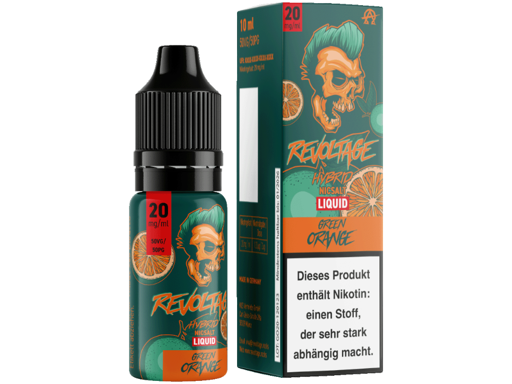 Revoltage Liquid Green Orange 20 mg/ml