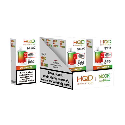HQD Nook 20mg/ml Watermelon