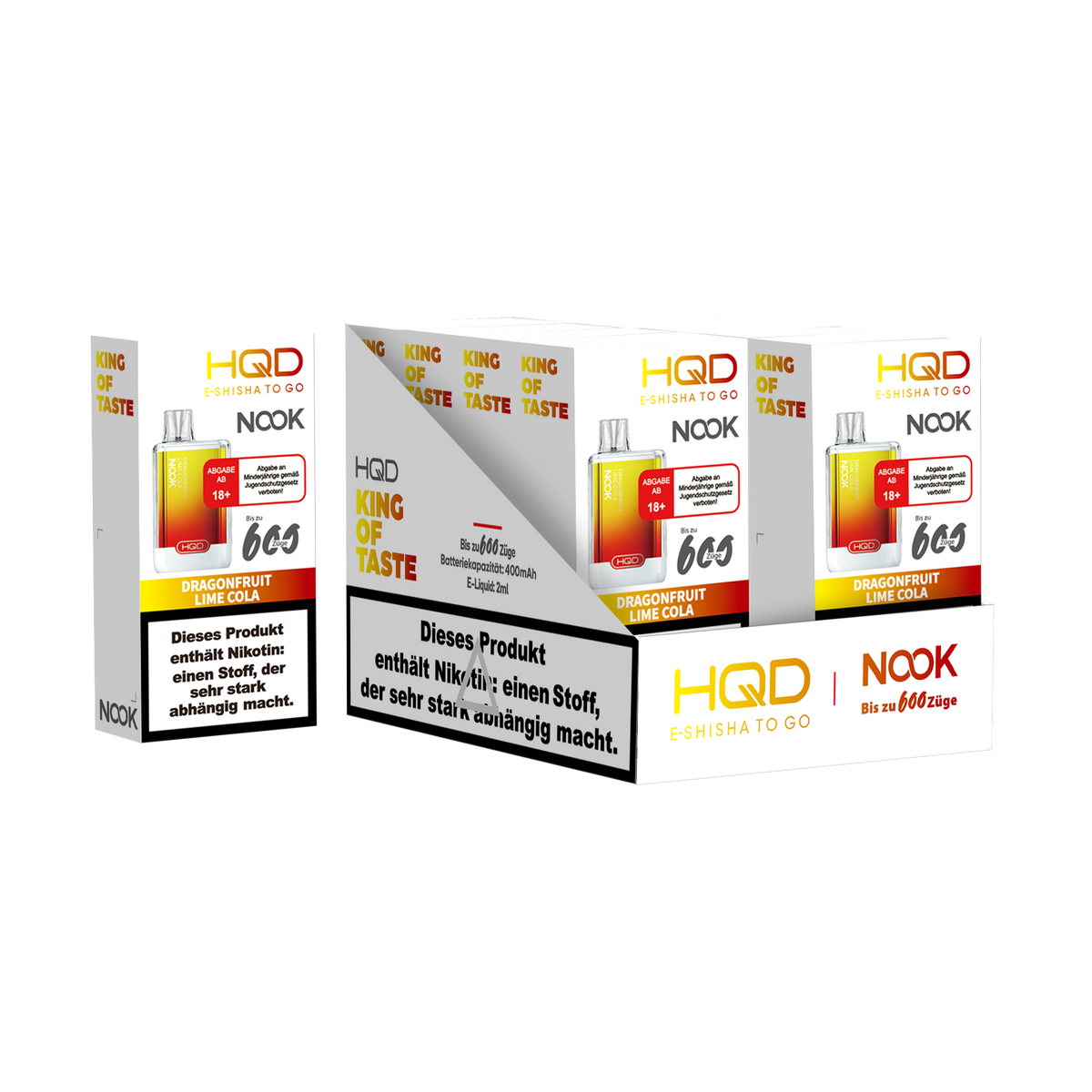 HQD Nook 20mg/ml Dragonfruit Lime Cola