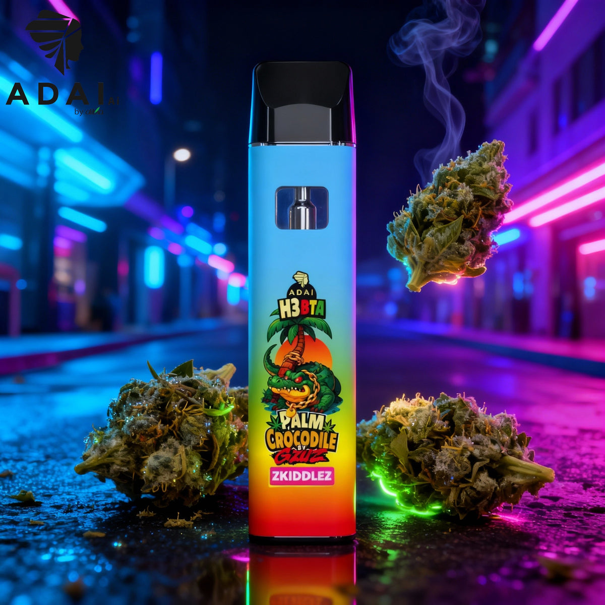 Palm Crocodile by GZUZ – H3BTA - Zkittlez 1ml