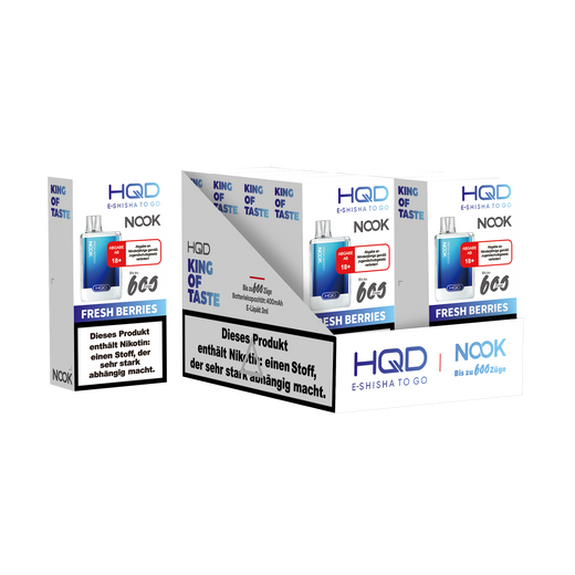 HQD Nook 20mg/ml Fresh Berries