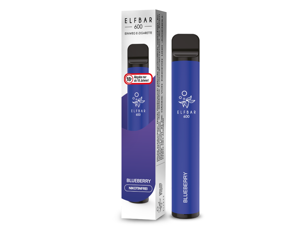 Elf Bar 600 Blueberry 0mg/ml