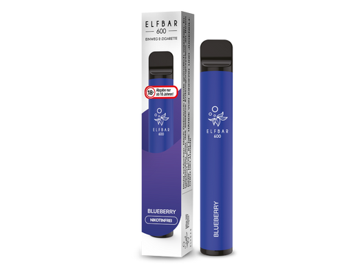 Elf Bar 600 Blueberry 0mg/ml