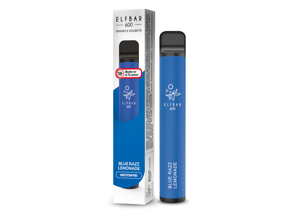 Elf Bar 600 Blue Razz Lemonade 0mg/ml