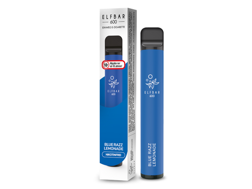 Elf Bar 600 Blue Razz Lemonade 0mg/ml