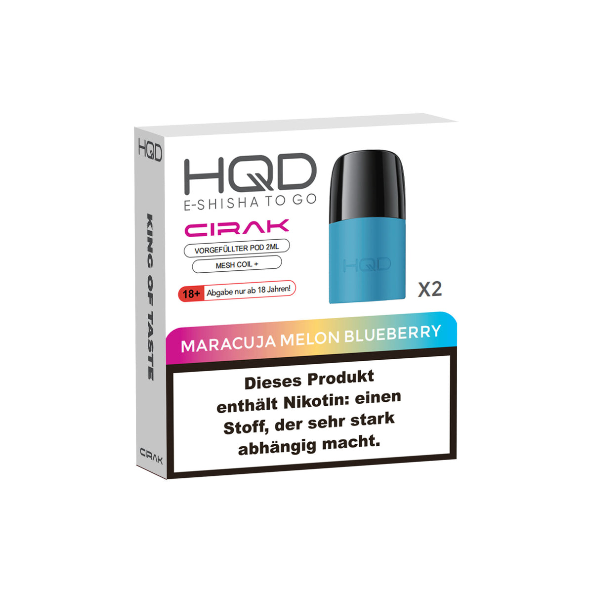 HQD Cirak Pod Maracuja Melon Blueberry 20 mg/ml