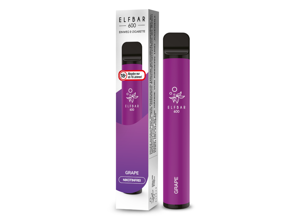 Elf Bar 600 Grape 0mg/ml